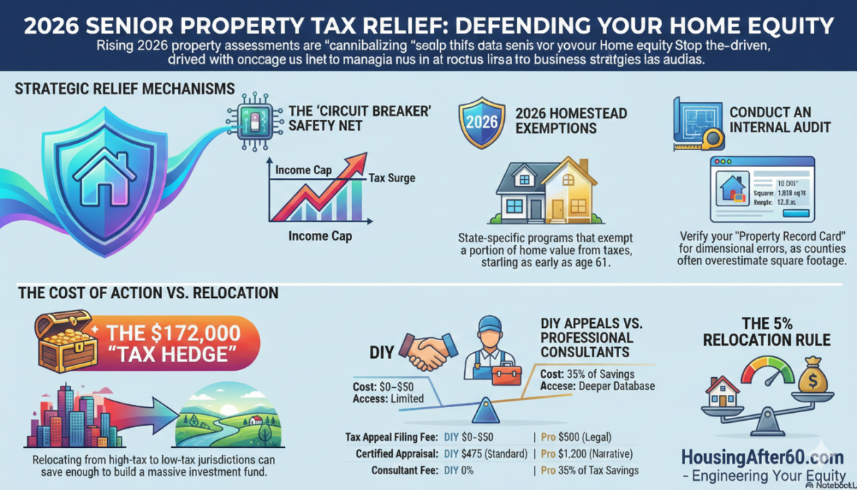 2026 Senior Property Tax Relief Costs: Labor vs. DIY Savings Tables