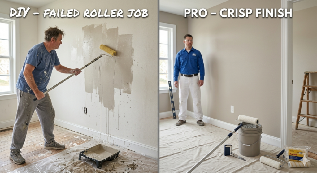DIY vs Pro Paint