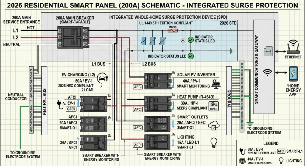 Electric Panel Schematic