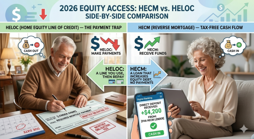 HECM vs. HELOC Comparison