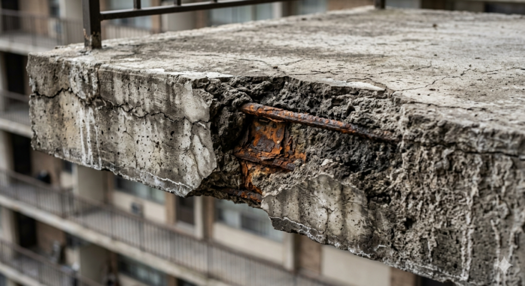 Concrete Decay Close-up