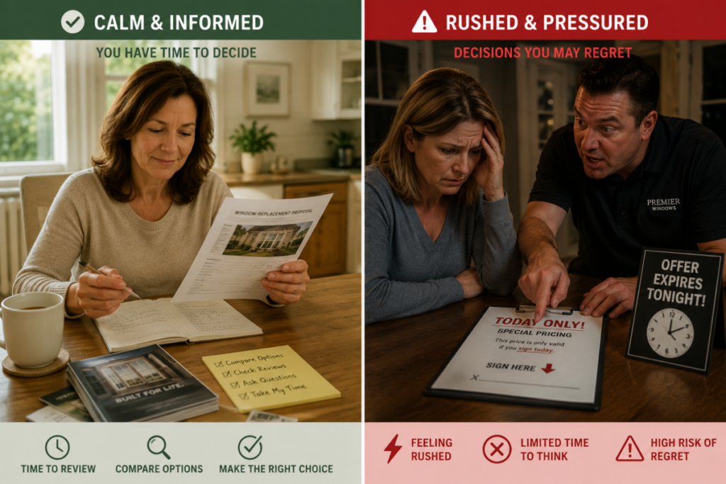 Calm vs Pressure Comparison