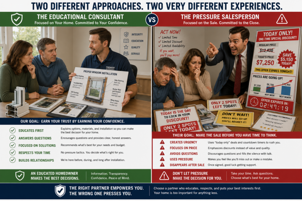 Educational Consultant vs Pressure Salesperson