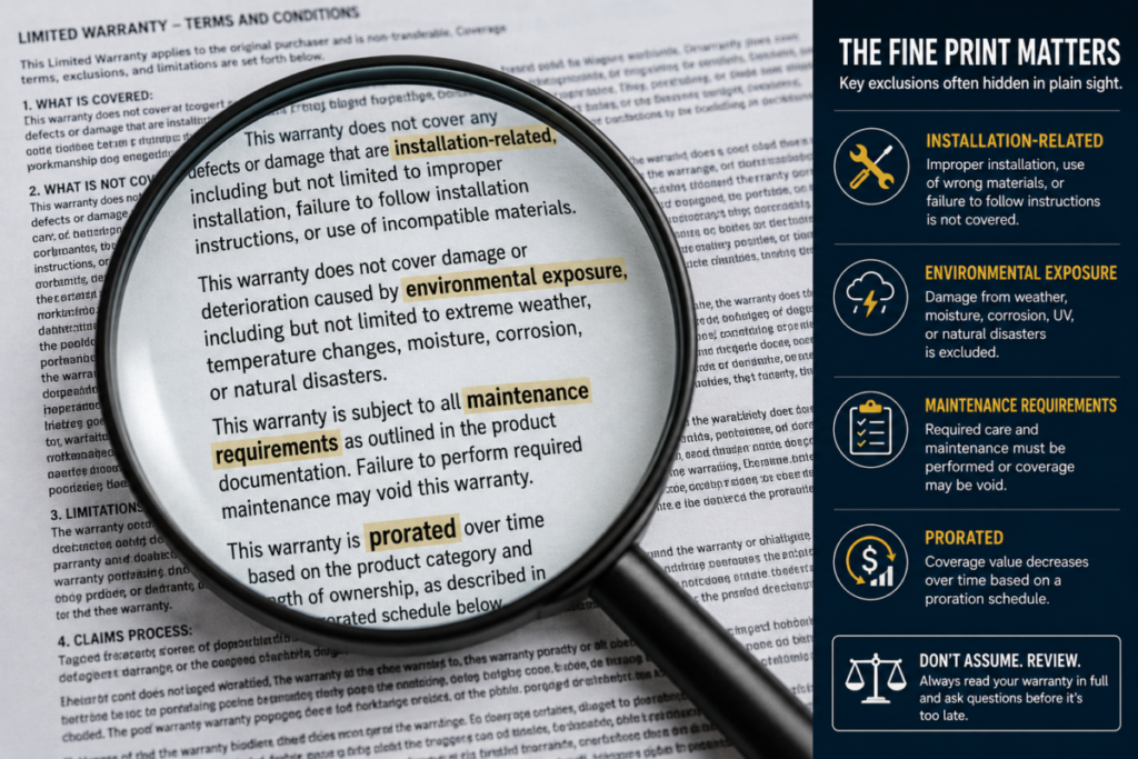 Fine Print Technical Exclusions Graphic