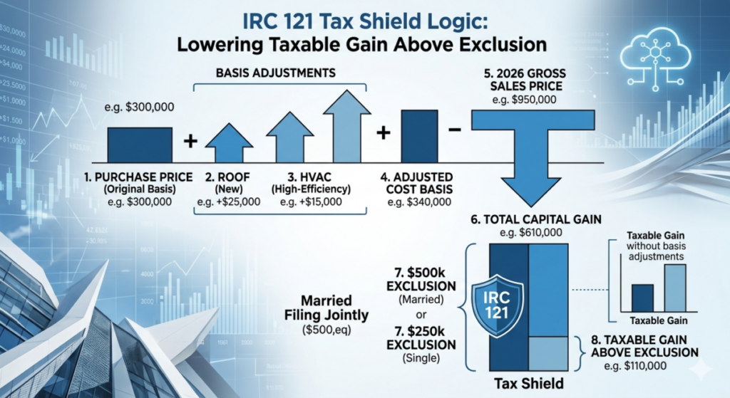 IRC 121 Tax Shield Logic