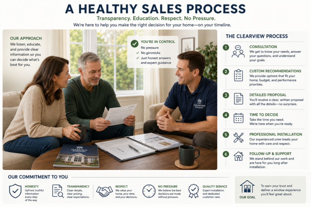Healthy Sales Process Illustration