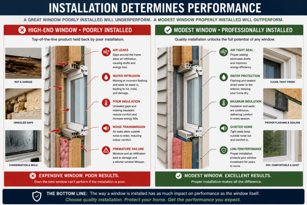 “Installation Determines Performance” Image