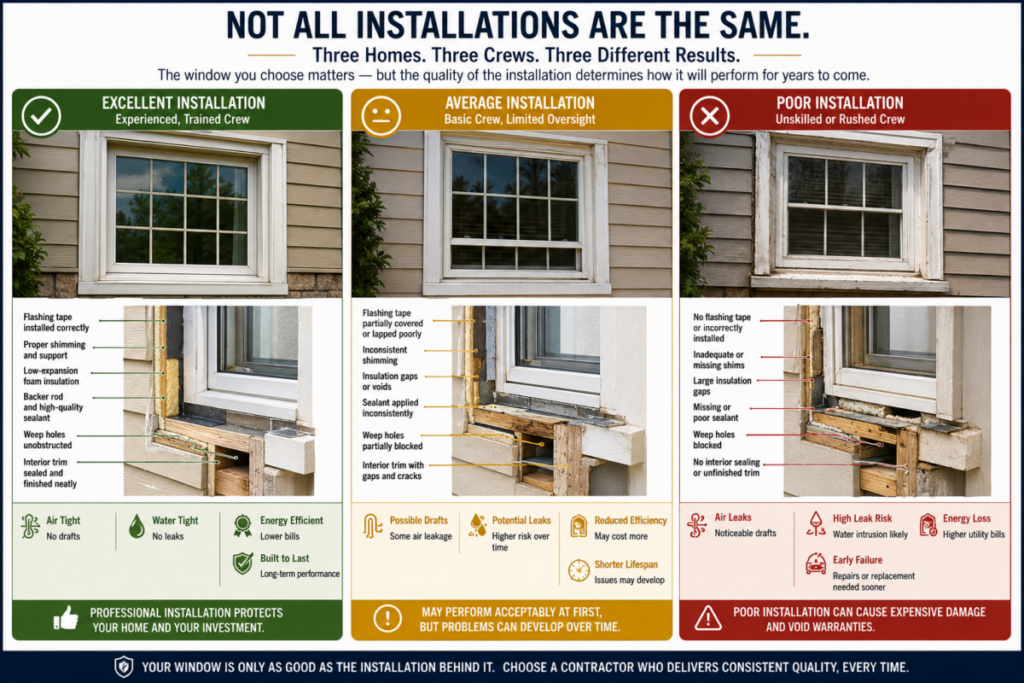 Installation Quality Variability Graphic