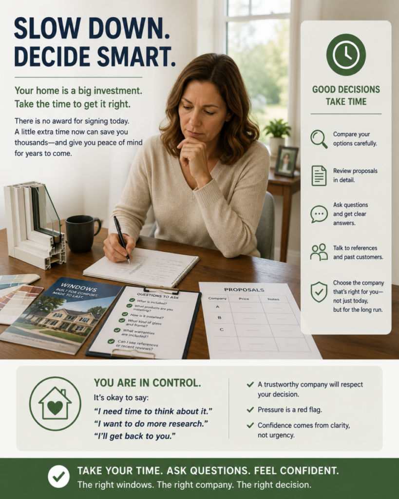 “Slow Down” Decision Graphic