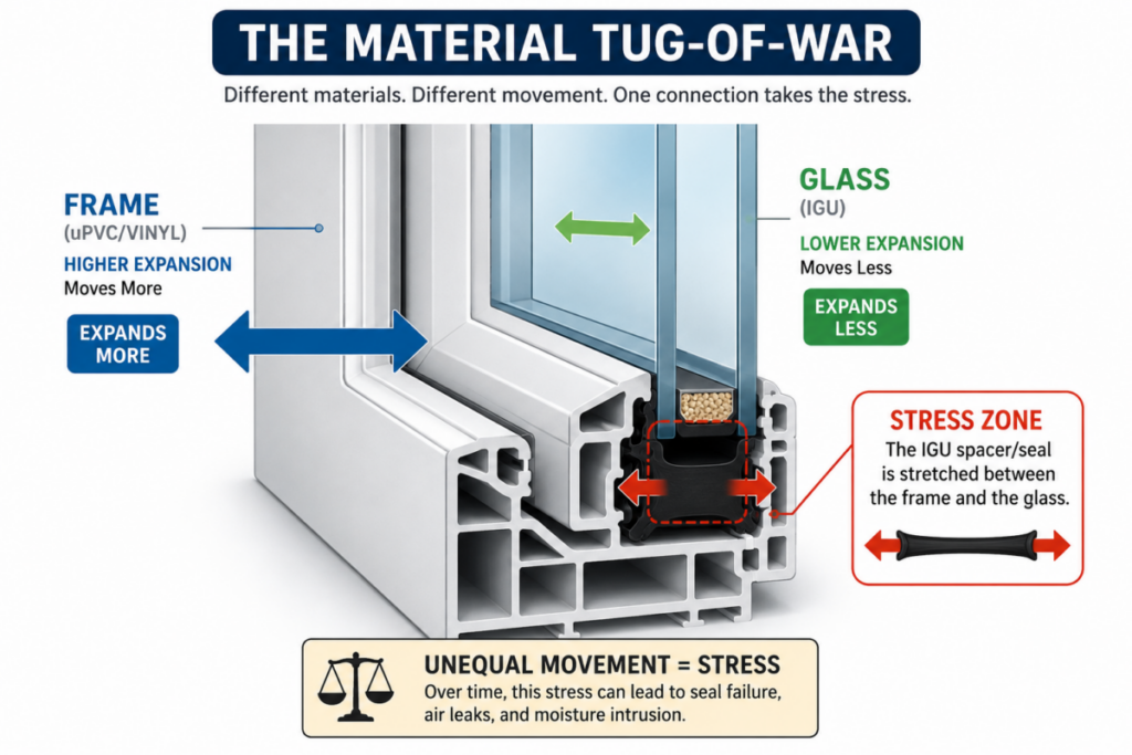 The Material Tug-of-War