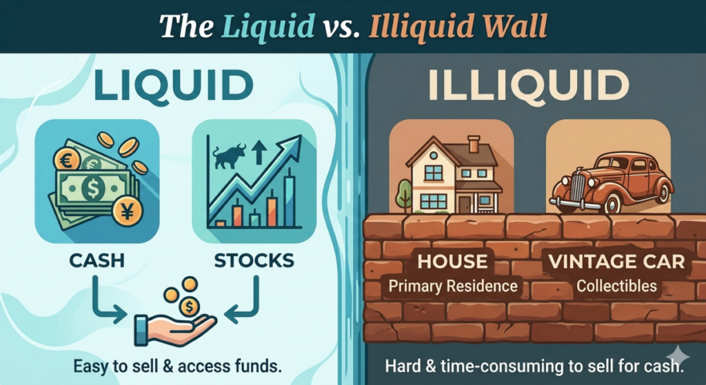 The Liquid vs. Illiquid Wall