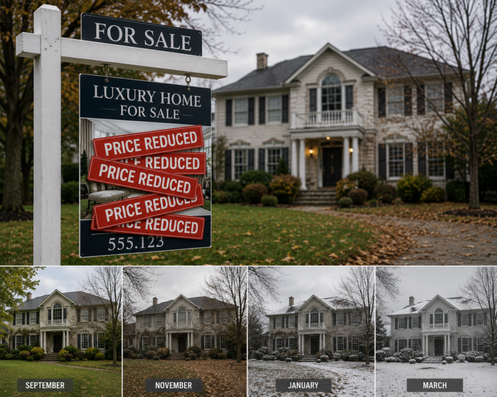 Overpriced Traditional Listing Illustration